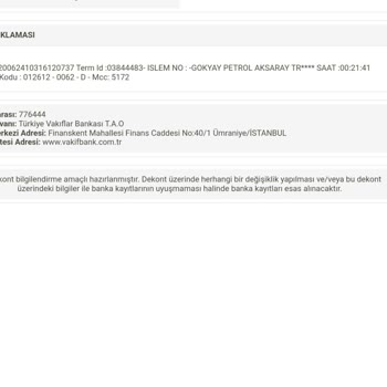 Türkiye Petrolleri Kasa Farkı