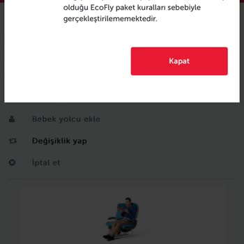 THY Online Bilet Tarih Değişikliği Yapmıyor