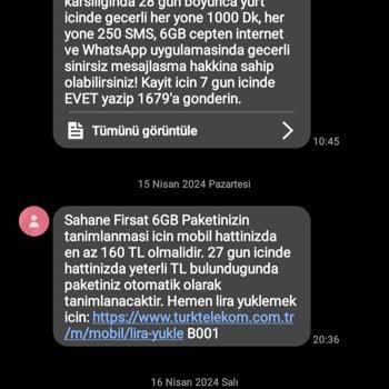 Türk Telekom Bakiye Yükleme İşlemi
