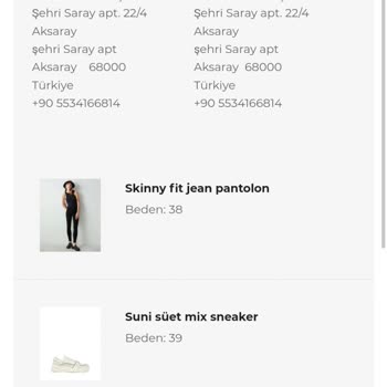 İpekyol Outlet Ürünü Siparişi