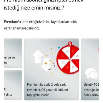 Vodafone Premium İptali Olmuyor