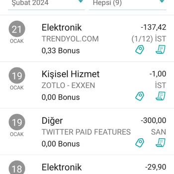 Garanti BBVA Exxen Ve Twitter Premium'a Üye Değilim Kredi Kartımdan Ücret Kesilmiş
