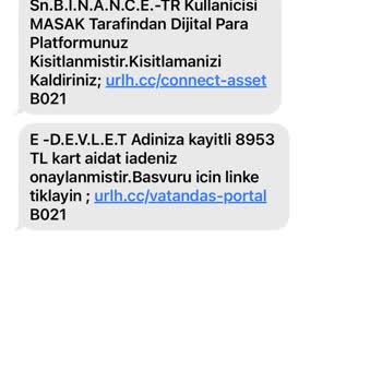 Binance B. İ. N. A. N. C. E Den Gelen Mesaj