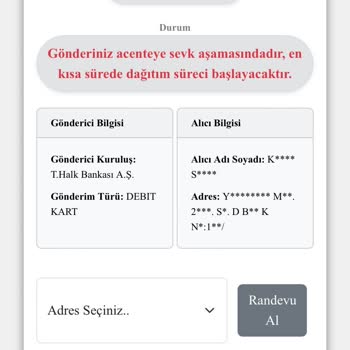 Kuryenet Kartımı Teslim Etmiyor