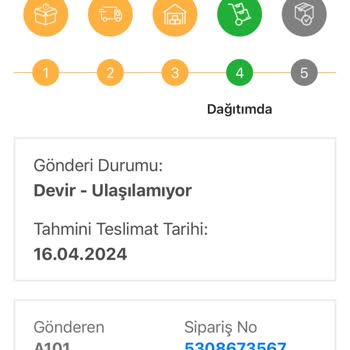 Bir Günde Kargo Firması Devir-ulaşılamadı Hatası