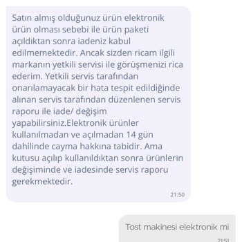 N11 Bosch TCG4215 Tost Makinesi Satıcı Ürünün Arkasında Dursun