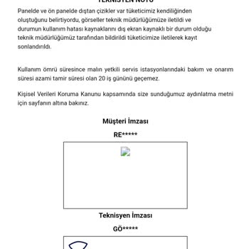 Vestel 65QA9700 Android TV Ekran Arızası