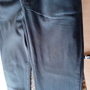 Mavi Marka Koton Pantolon Ağardı Renk Attı