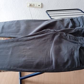 Mavi Marka Koton Pantolon Ağardı Renk Attı