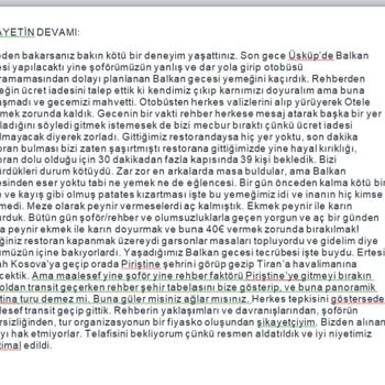 Tatilbudur - Balkan Üçgeni Tur Fiyaskosu