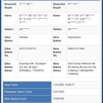 Sürat Kargo Aktarmada Kaldı Kargo