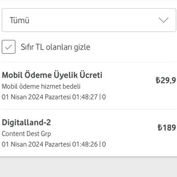 Digitalland Faturama Eklenen Gizemli 189 TL!