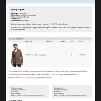 Loft Online Alışverişte Yaşanan Teslimat Sorunu