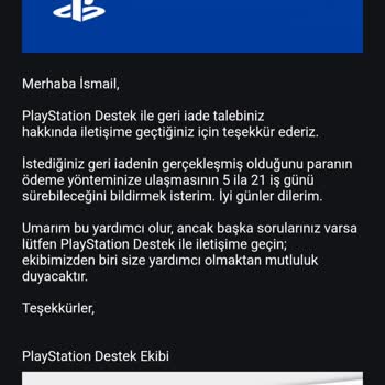PlayStation Store İadem Yapılmıyor!