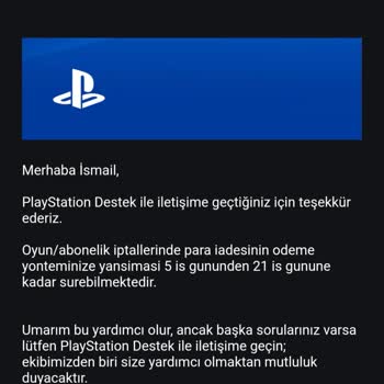 PlayStation Store İadem Yapılmıyor!