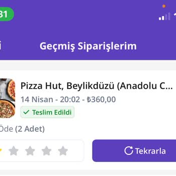 GetirYemek Getir Para Aldı, Sipariş Yok!