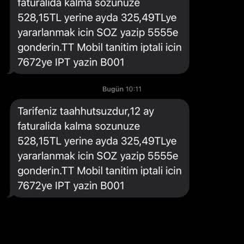 Türk Telekom 269 TL Olan Paketi 325,49 TL Satıyor.