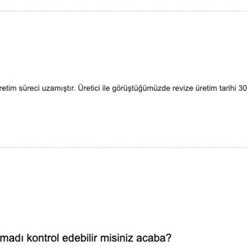 Vivense Beylikdüzü Şubesi Teslim Tarihlerine Uymuyor