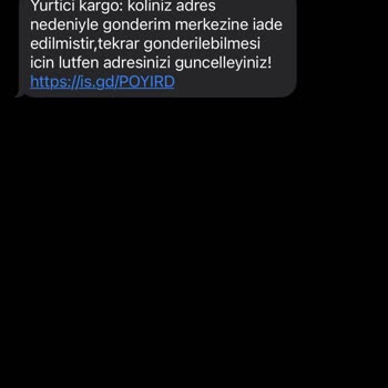 Kargonun Ulaşması İçin Adres Güncelleyiniz