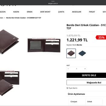 Tergan Online Sipariş Tedariği