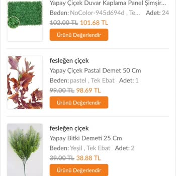 Restival Group Aldığım Ürünler Hem Eksik Hem Yanlış Geldi
