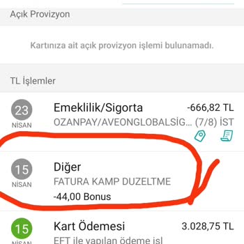 Garanti Bankası Bonus Hatası