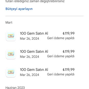 Vodafone Çocuğumun Yanlışlıkla Yaptığı Oyun Alışverişinin İadesi Sorunu