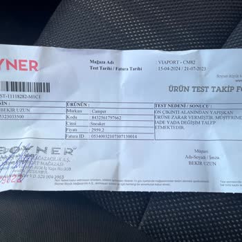 6 Aylık Camper Ayakkabıda Açılma Sorunu Ve Boyner'in Red Cevabı