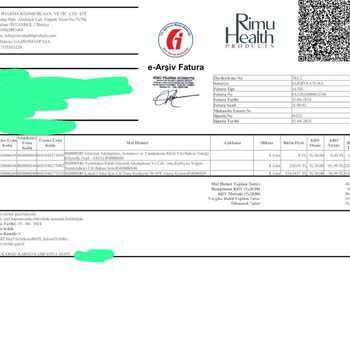 Rimu Health Products Rimu Health Ürünlerimi Göndermedi.