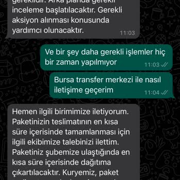 hepsiJET Kargom Bursa Merkezde Bekliyor