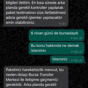 hepsiJET Kargom Bursa Merkezde Bekliyor