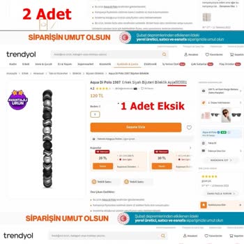 Trendyol; “Aqua Di Polo” Adlı Mağaza Neden Siparişlerimi Göndermiyor?