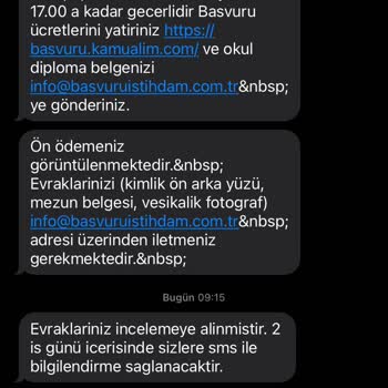 Basvuruistihdam.com.tr Kamu İşe Alımı Şüphesi: Ön Başvuru Ücreti İadesi Talebi