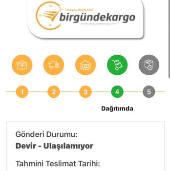 Siparişim Teslim Edilmedi. Bir Günde Kargo Şirketi
