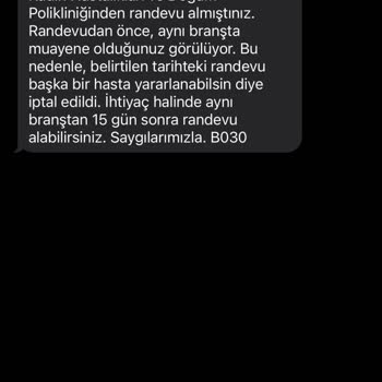 MHRS Muayenemi İptal Etti