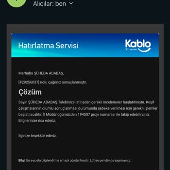 Kablo Net İnternet Naklini Yapmaması Bilerek Bekletmesi