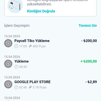 Paycell Den Para Yatırdım TikTok'ta Bakiyem Sıfır