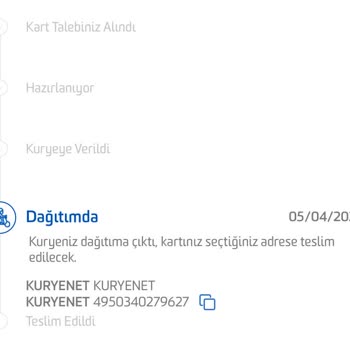 Kuryenet Kargom Tarafıma Gelmiyor