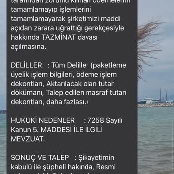 Evde Paketleme Türkiye Bana Dava Açacaklarını Söylediler Ben İptal Etmek İstedim Diye