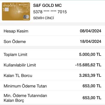 Garanti Bankası Ortada Hiçbir Şey Yokken Kredi Kartı Limit Düşürme