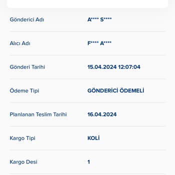 Aras Kargo Kargo Bilgi Eksikliği Sorunu