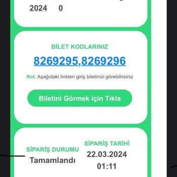 Bubilet İptal Edilmeyen Bilet