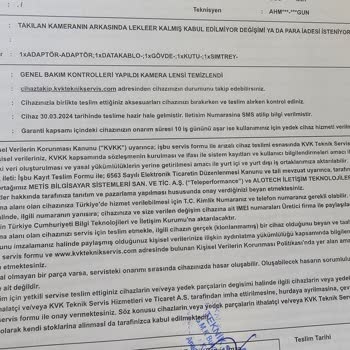 Trident A54 Pişmanlığı. Kamerada Toz, Serviste Zarar Verme