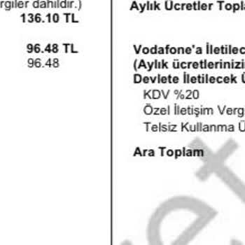 Vodafone Ek Paket Ücretleri