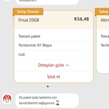 Vodafone Ek Paket Ücretleri