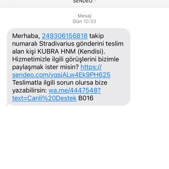Stradivarius Kullanılmamış Ürünü İade Almıyor!