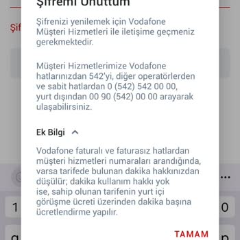 Vodafone Müşteri Hizmetleri Yardımcı Olmak İstemiyor.