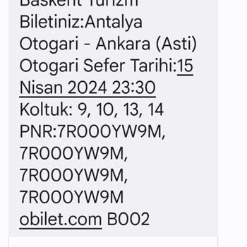 Başkent Turizm Mağdur Olduk Burada