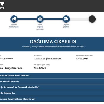 AGT Kurye Adlı Şirketin Teslimat Geciktirmesi Ve İletişim Sorunları