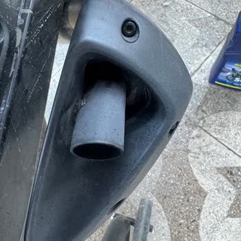 Bajaj Pulsar RS 200 Egzoz Plastiği Erimesi!
